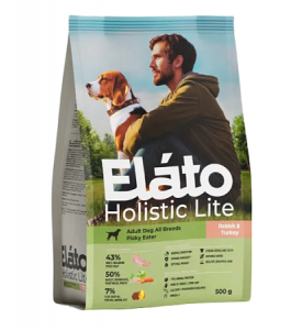 Elato Holistic Lite Adult, для собак привередливых в питании (кролик/индейка)